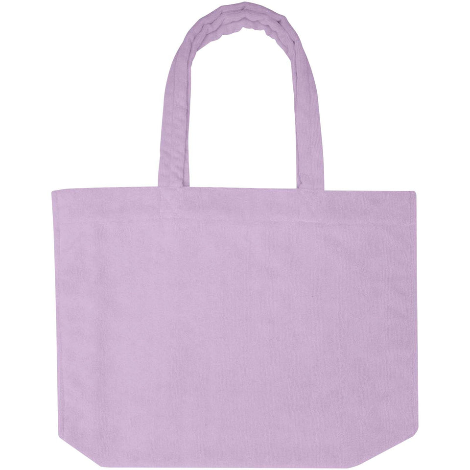 Tote bag per la spiaggia in spugna riciclata certificata GRS da 13 litri Siam personalizzato con logo - Pubblienne