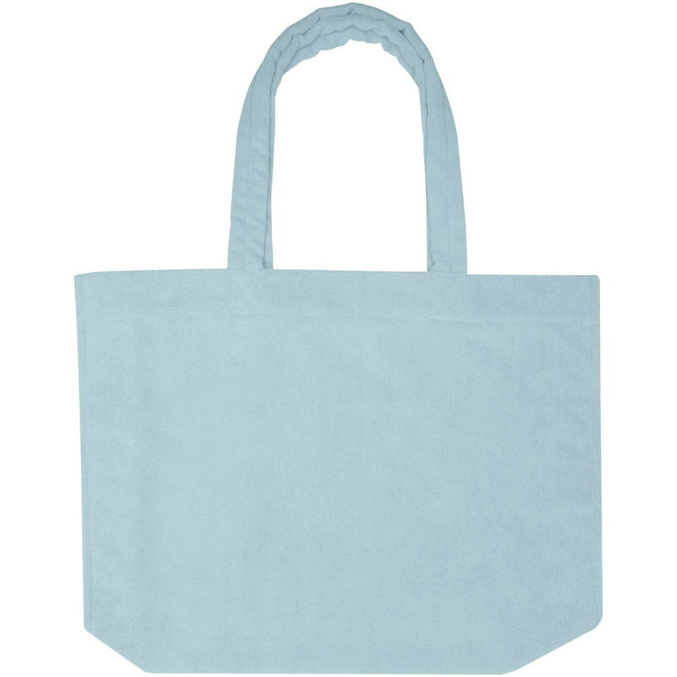 Tote bag per la spiaggia in spugna riciclata certificata GRS da 13 litri Siam personalizzato con logo - Pubblienne