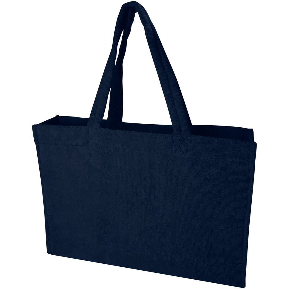 Tote bag per la spiaggia in spugna riciclata certificata GRS da 13 litri Siam personalizzato con logo - Pubblienne