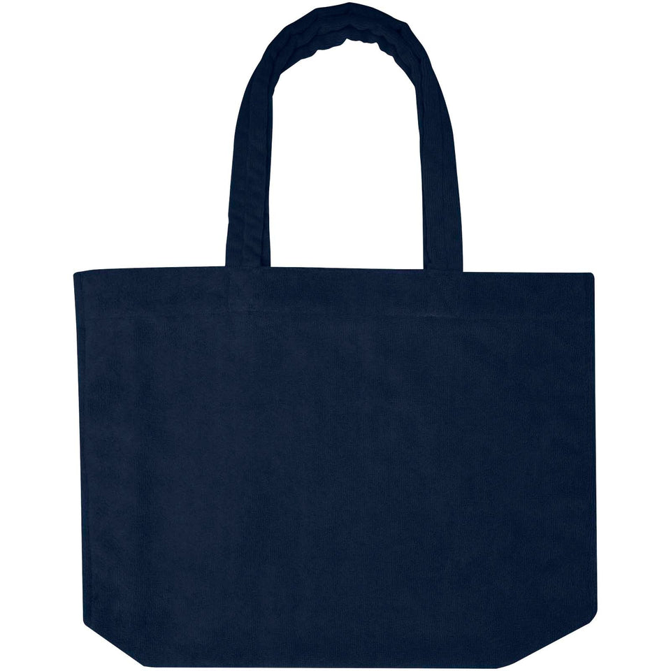 Tote bag per la spiaggia in spugna riciclata certificata GRS da 13 litri Siam personalizzato con logo - Pubblienne