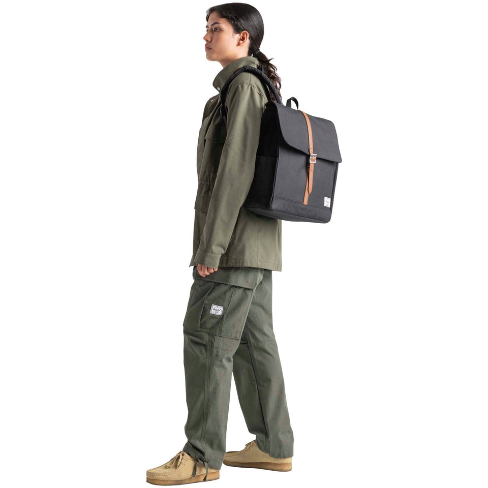 Zaino in materiale riciclato Herschel City - 16L personalizzato con logo - Pubblienne