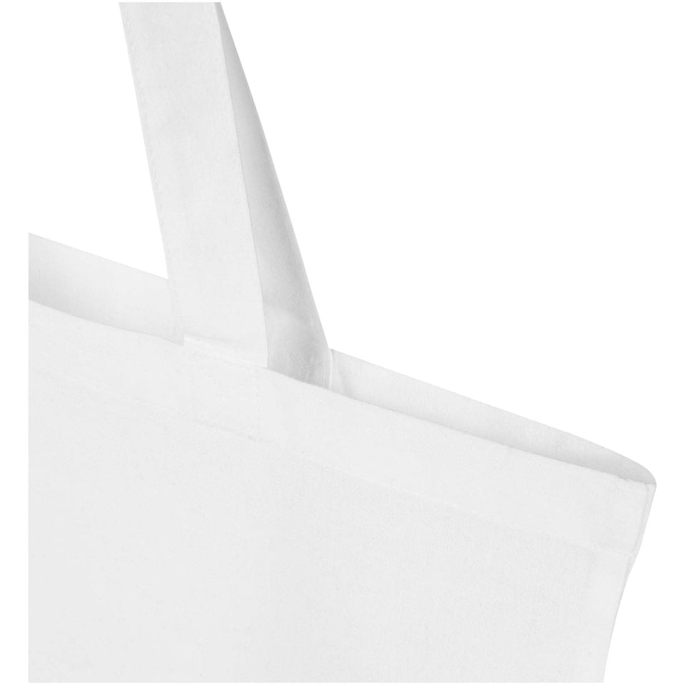 Tote bag in cotone riciclato certificato GRS da 140 g/m² Madras Blend - 7L personalizzato con logo - Pubblienne