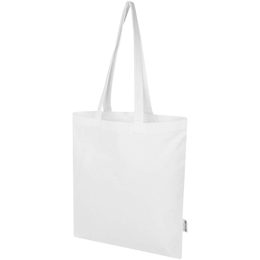 Tote bag in cotone riciclato certificato GRS da 140 g/m² Madras Blend - 7L personalizzato con logo - Pubblienne