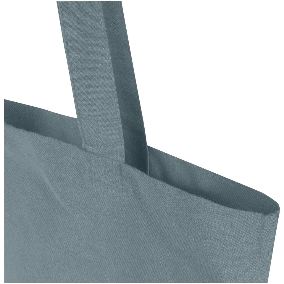 Tote bag in cotone riciclato certificato GRS da 140 g/m² Madras Blend - 7L personalizzato con logo - Pubblienne