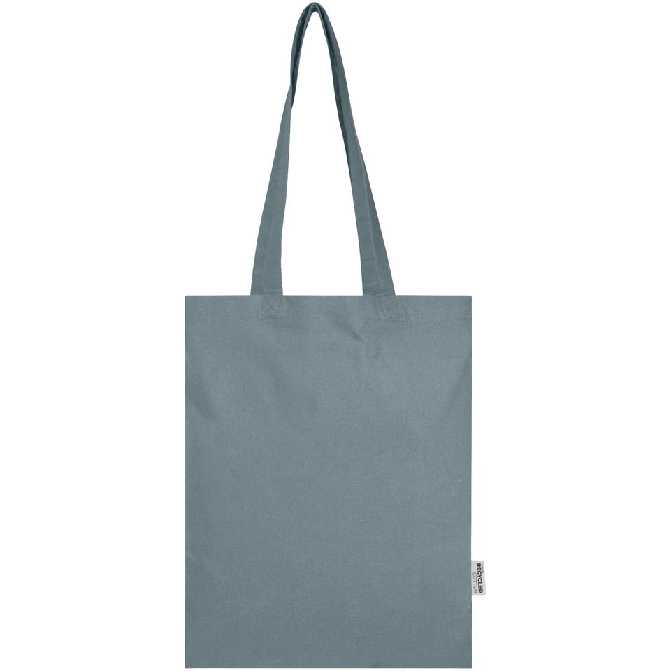Tote bag in cotone riciclato certificato GRS da 140 g/m² Madras Blend - 7L personalizzato con logo - Pubblienne
