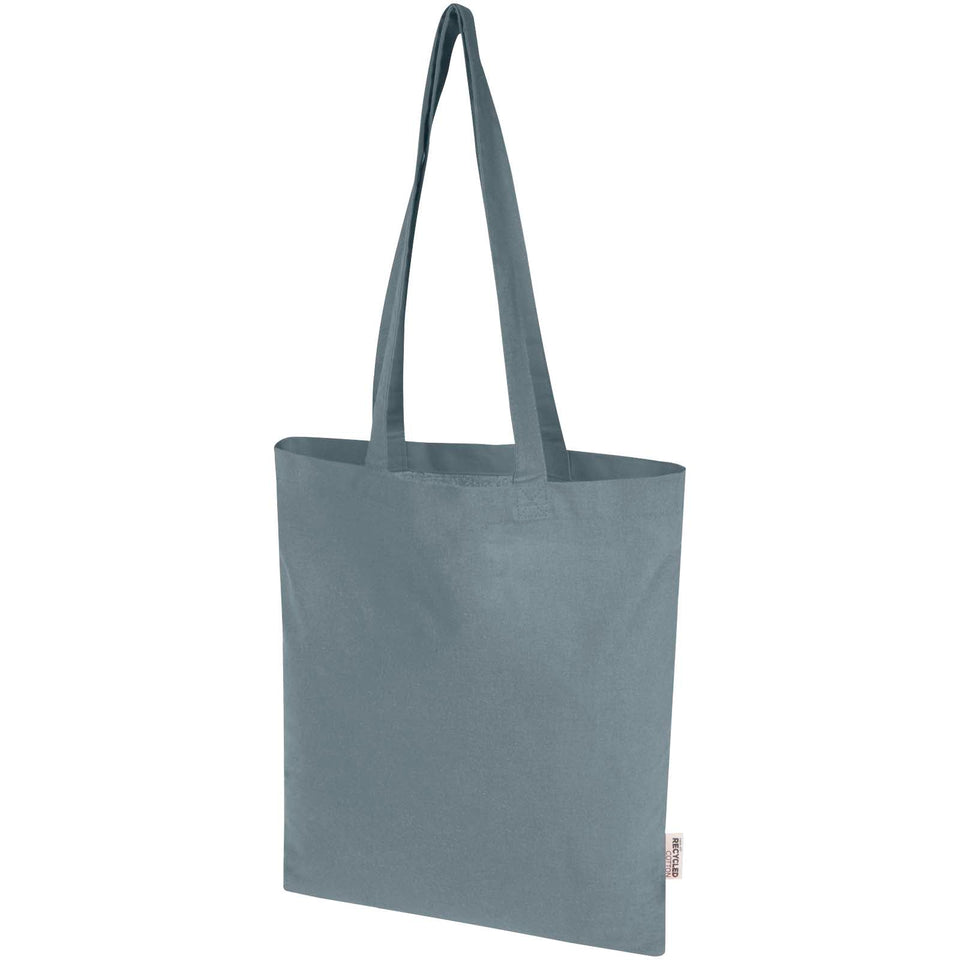 Tote bag in cotone riciclato certificato GRS da 140 g/m² Madras Blend - 7L personalizzato con logo - Pubblienne