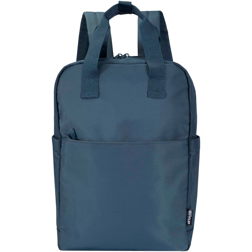 Zaino da viaggio per portatile da 14" in materiale riciclato da 9 litri Trip Aware™ personalizzato con logo - Pubblienne