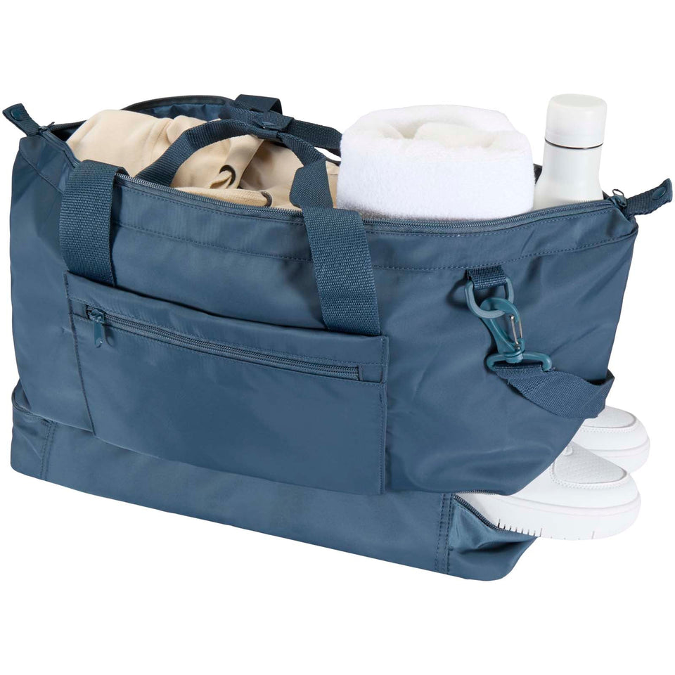 Borsone da viaggio in materiale riciclato da 42 litri Trip Aware™ personalizzato con logo - Pubblienne