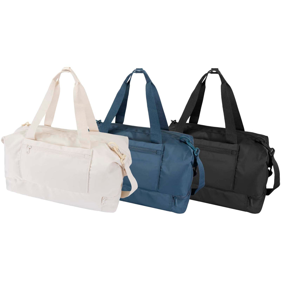 Borsone da viaggio in materiale riciclato da 42 litri Trip Aware™ personalizzato con logo - Pubblienne