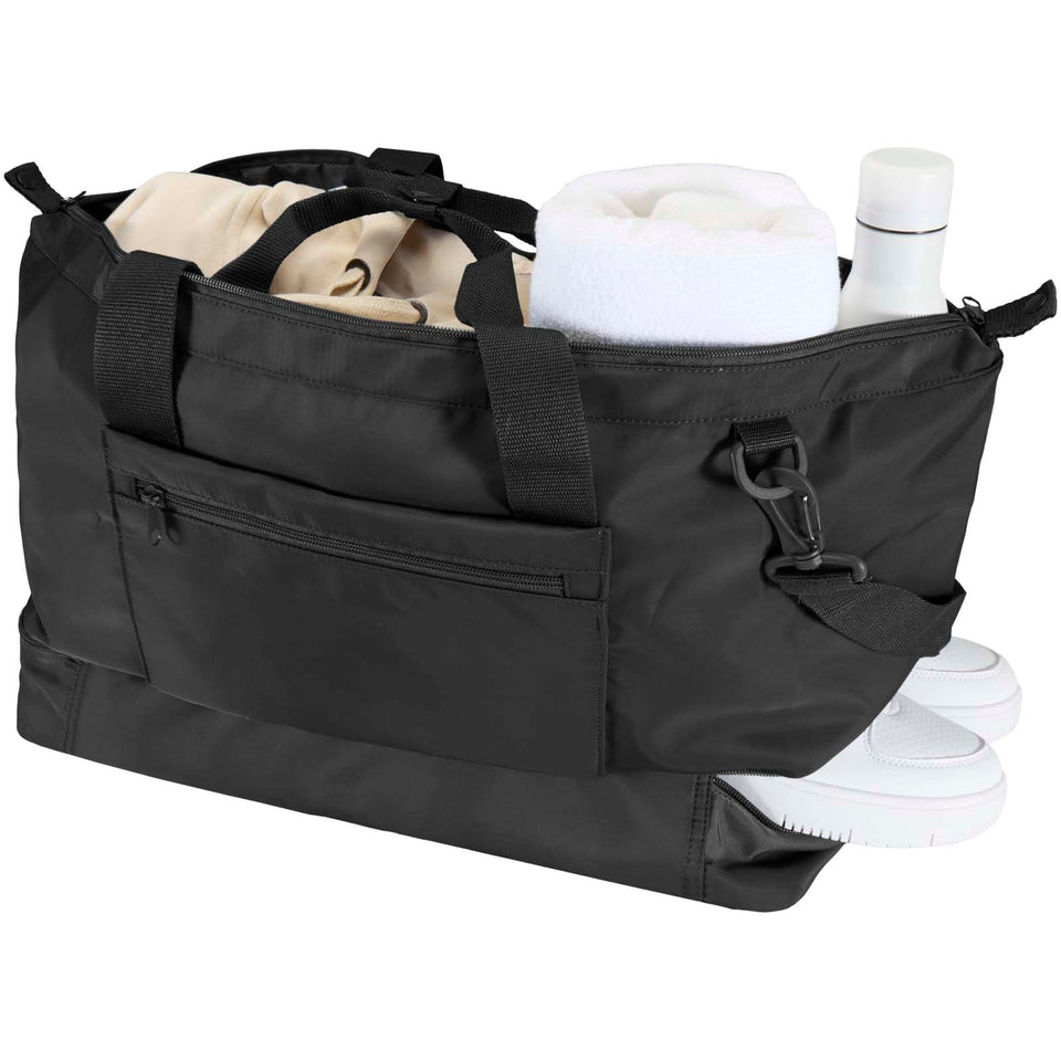 Borsone da viaggio in materiale riciclato da 42 litri Trip Aware™ personalizzato con logo - Pubblienne