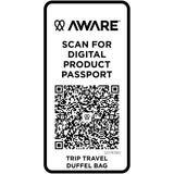 Borsone da viaggio in materiale riciclato da 42 litri Trip Aware™ personalizzato con logo - Pubblienne