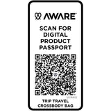 Borsa a tracolla da viaggio in materiale riciclato da 1 litro Trip Aware™ personalizzato con logo - Pubblienne