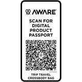 Borsa a tracolla da viaggio in materiale riciclato da 1 litro Trip Aware™ personalizzato con logo - Pubblienne