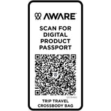 Borsa a tracolla da viaggio in materiale riciclato da 1 litro Trip Aware™ personalizzato con logo - Pubblienne
