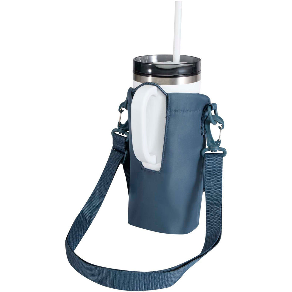 Borsa da viaggio per bottiglie in materiale riciclato da 2 litri Trip Aware™ personalizzato con logo - Pubblienne
