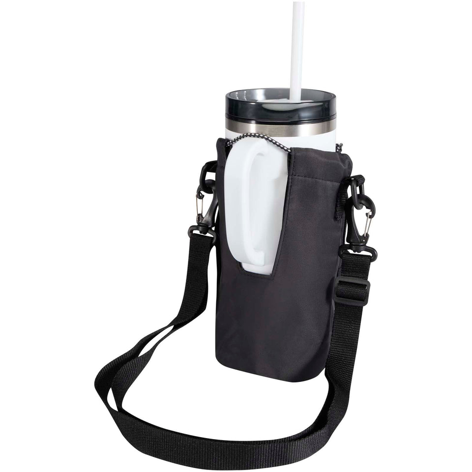 Borsa da viaggio per bottiglie in materiale riciclato da 2 litri Trip Aware™ personalizzato con logo - Pubblienne