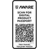 Beauty case da viaggio in materiale riciclato da 2 litri Trip Aware™ personalizzato con logo - Pubblienne