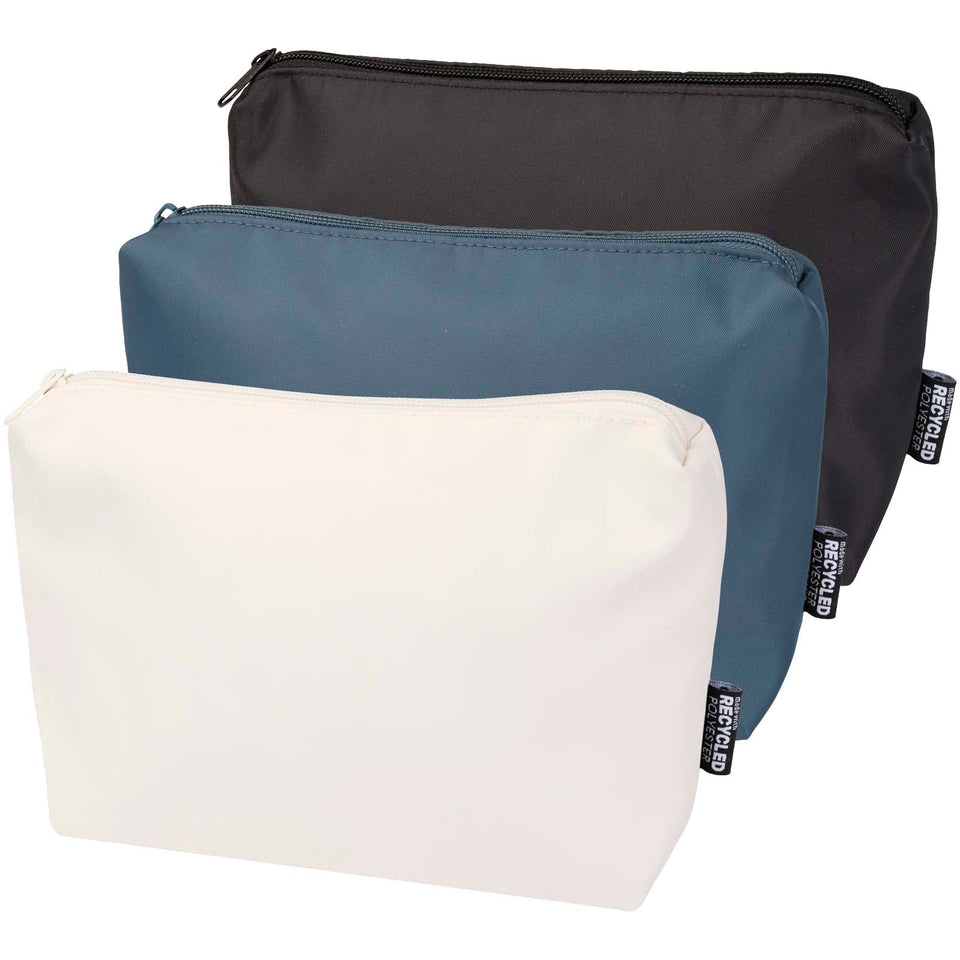Beauty case da viaggio in materiale riciclato da 2 litri Trip Aware™ personalizzato con logo - Pubblienne