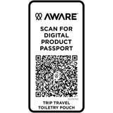 Beauty case da viaggio in materiale riciclato da 2 litri Trip Aware™ personalizzato con logo - Pubblienne