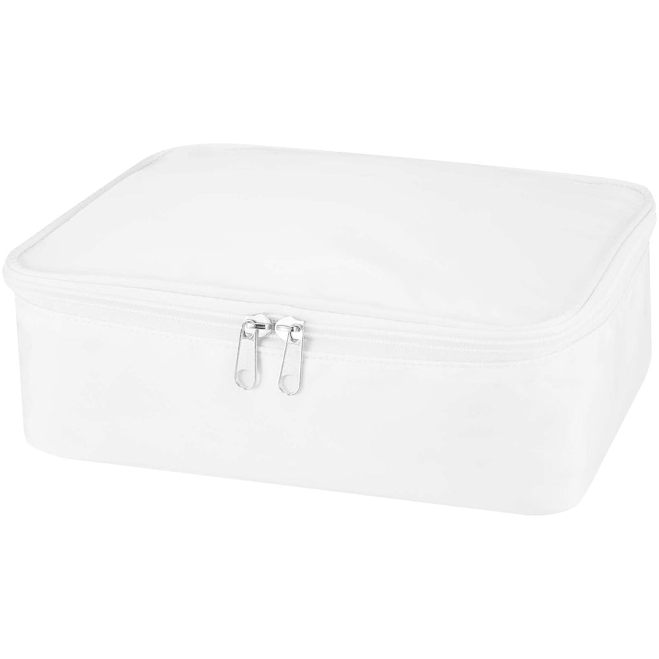 Organizer per il trucco in PET riciclato certificato GRS Muse personalizzato con logo - Pubblienne
