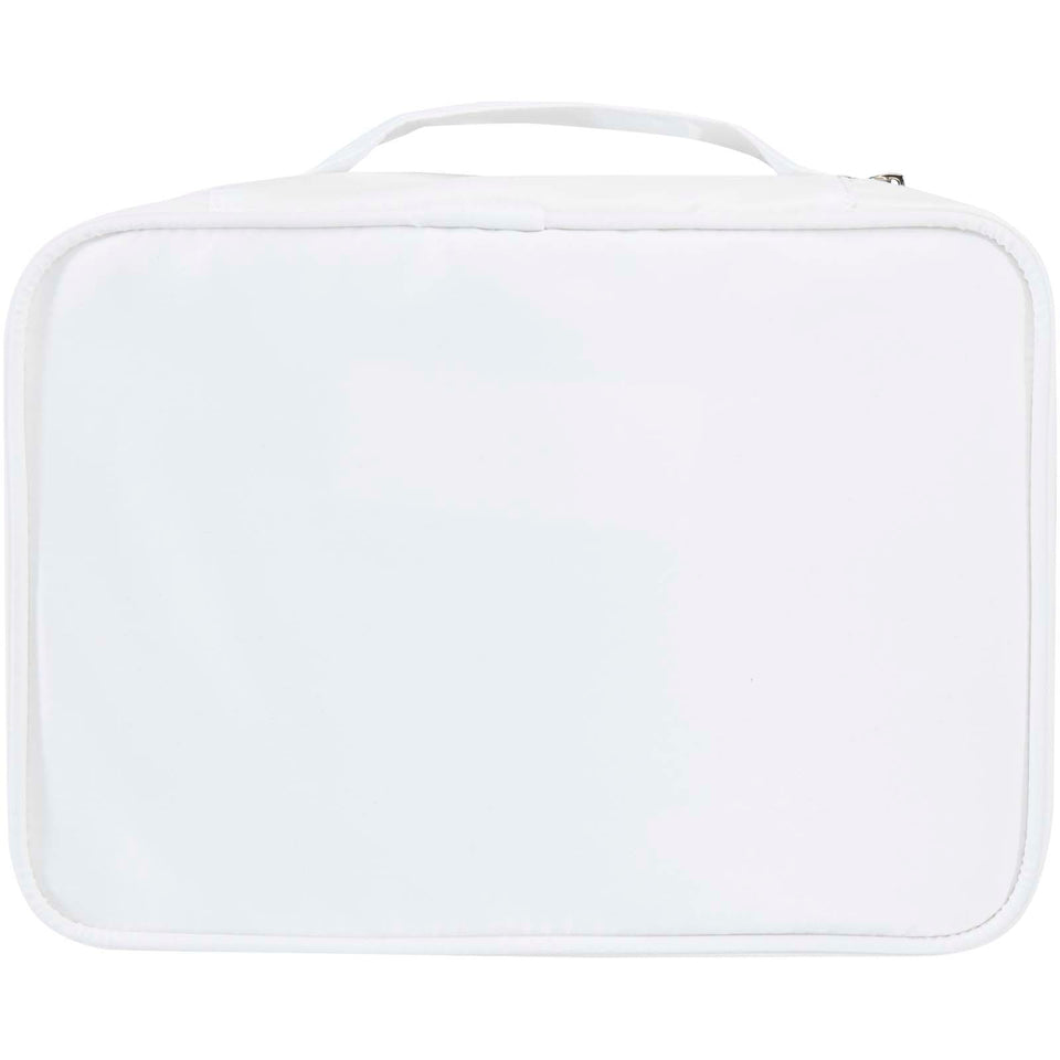 Organizer per il trucco in PET riciclato certificato GRS Muse personalizzato con logo - Pubblienne