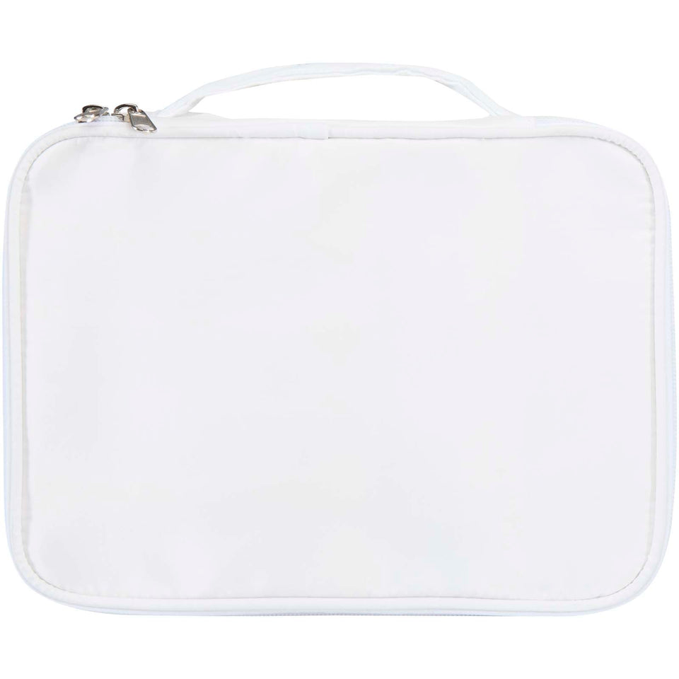 Organizer per il trucco in PET riciclato certificato GRS Muse personalizzato con logo - Pubblienne