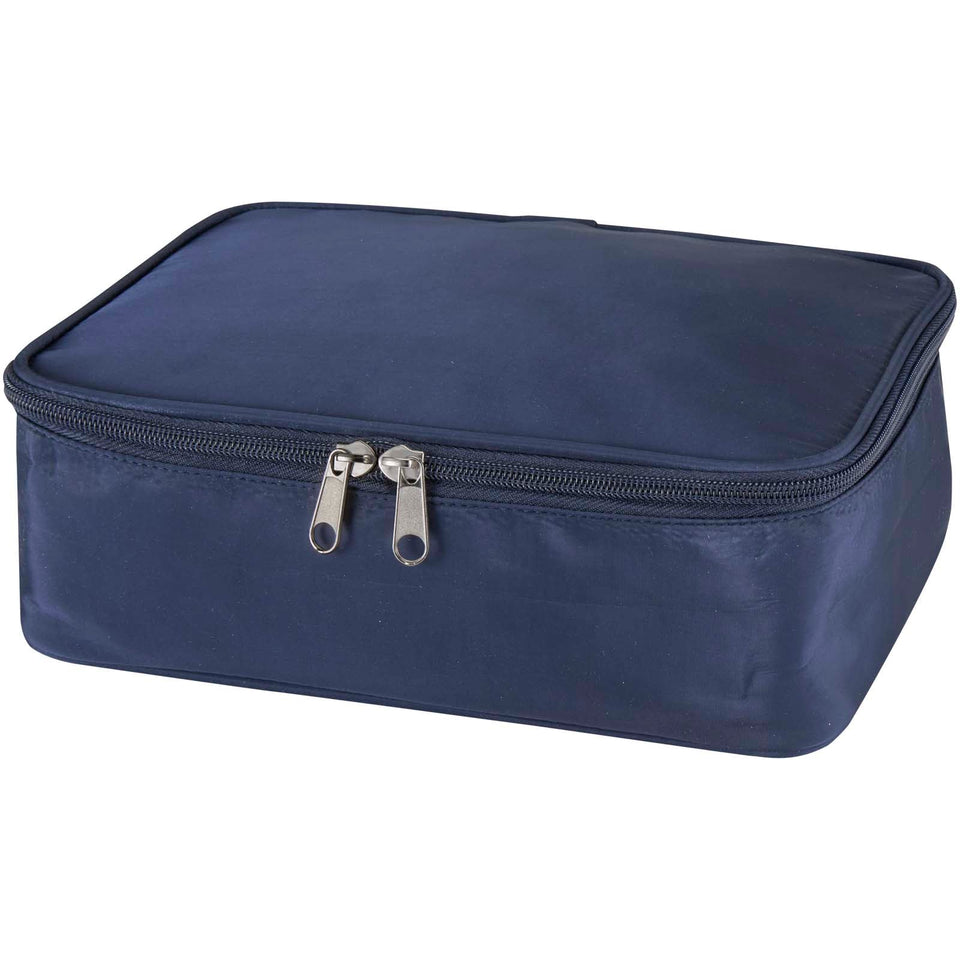 Organizer per il trucco in PET riciclato certificato GRS Muse personalizzato con logo - Pubblienne