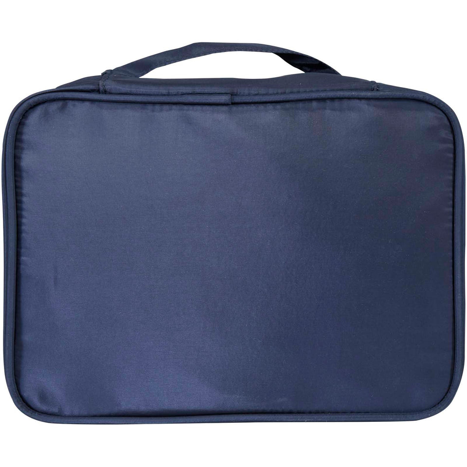 Organizer per il trucco in PET riciclato certificato GRS Muse personalizzato con logo - Pubblienne