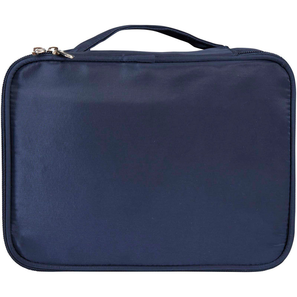 Organizer per il trucco in PET riciclato certificato GRS Muse personalizzato con logo - Pubblienne