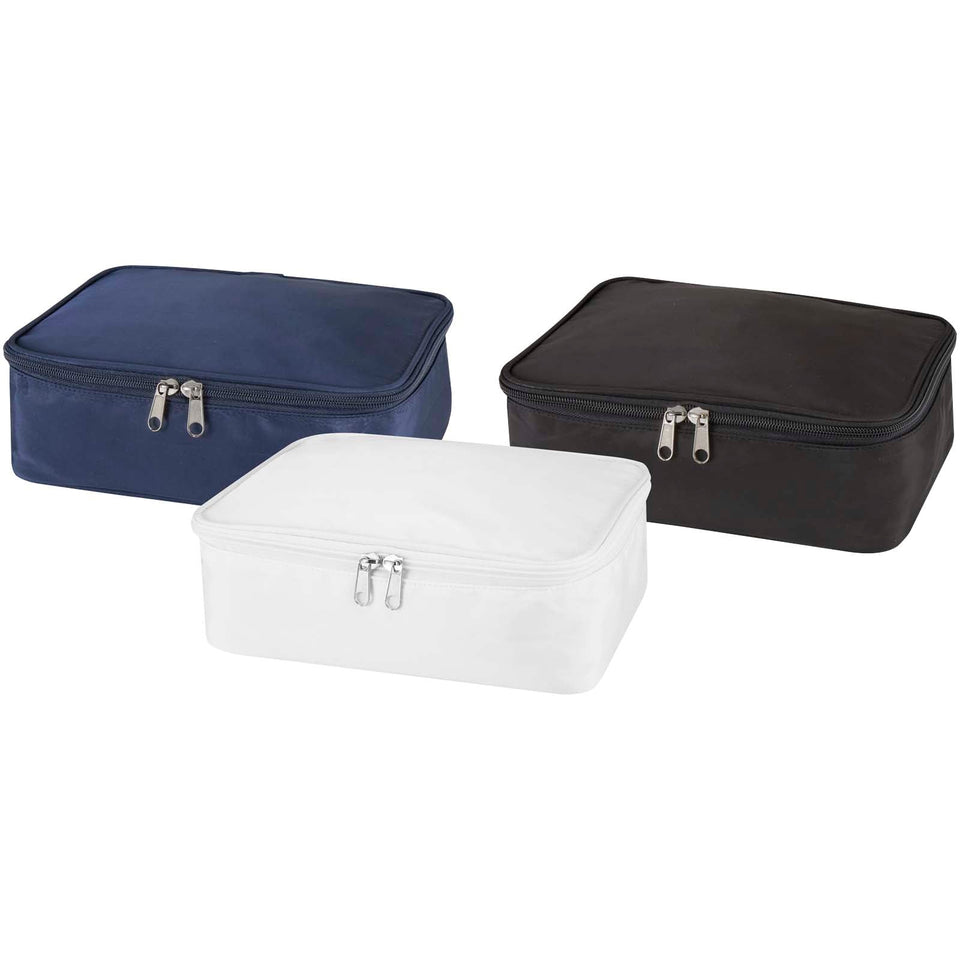 Organizer per il trucco in PET riciclato certificato GRS Muse personalizzato con logo - Pubblienne