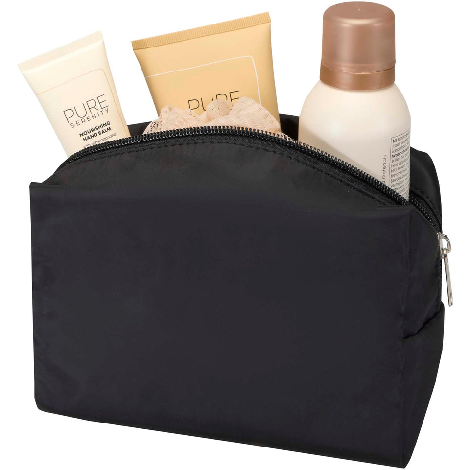Beauty case in PET riciclato certificato GRS Muse personalizzato con logo - Pubblienne