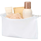 Pochette per articoli da toilette in PET riciclato certificato GRS Muse personalizzato con logo - Pubblienne
