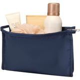 Pochette per articoli da toilette in PET riciclato certificato GRS Muse personalizzato con logo - Pubblienne