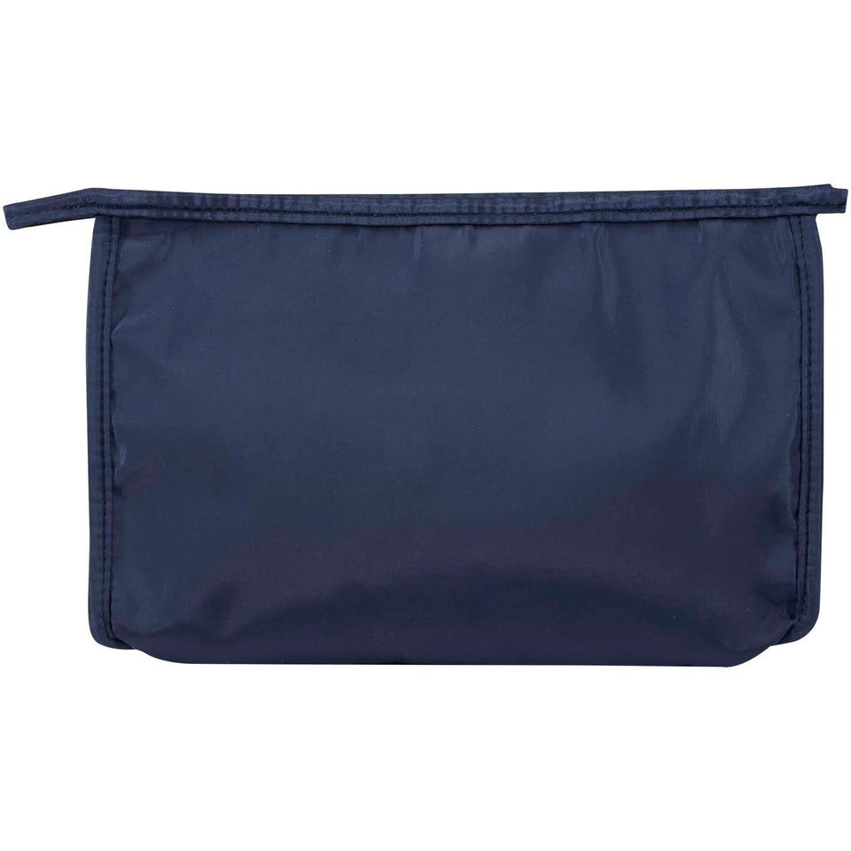 Pochette per articoli da toilette in PET riciclato certificato GRS Muse personalizzato con logo - Pubblienne