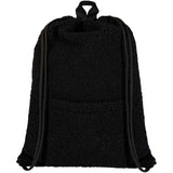 Zaino con cordoncino in sherpa riciclato certificato GRS da 9 litri Bear personalizzato con logo - Pubblienne
