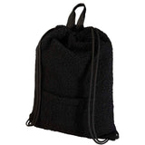 Zaino con cordoncino in sherpa riciclato certificato GRS da 9 litri Bear personalizzato con logo - Pubblienne