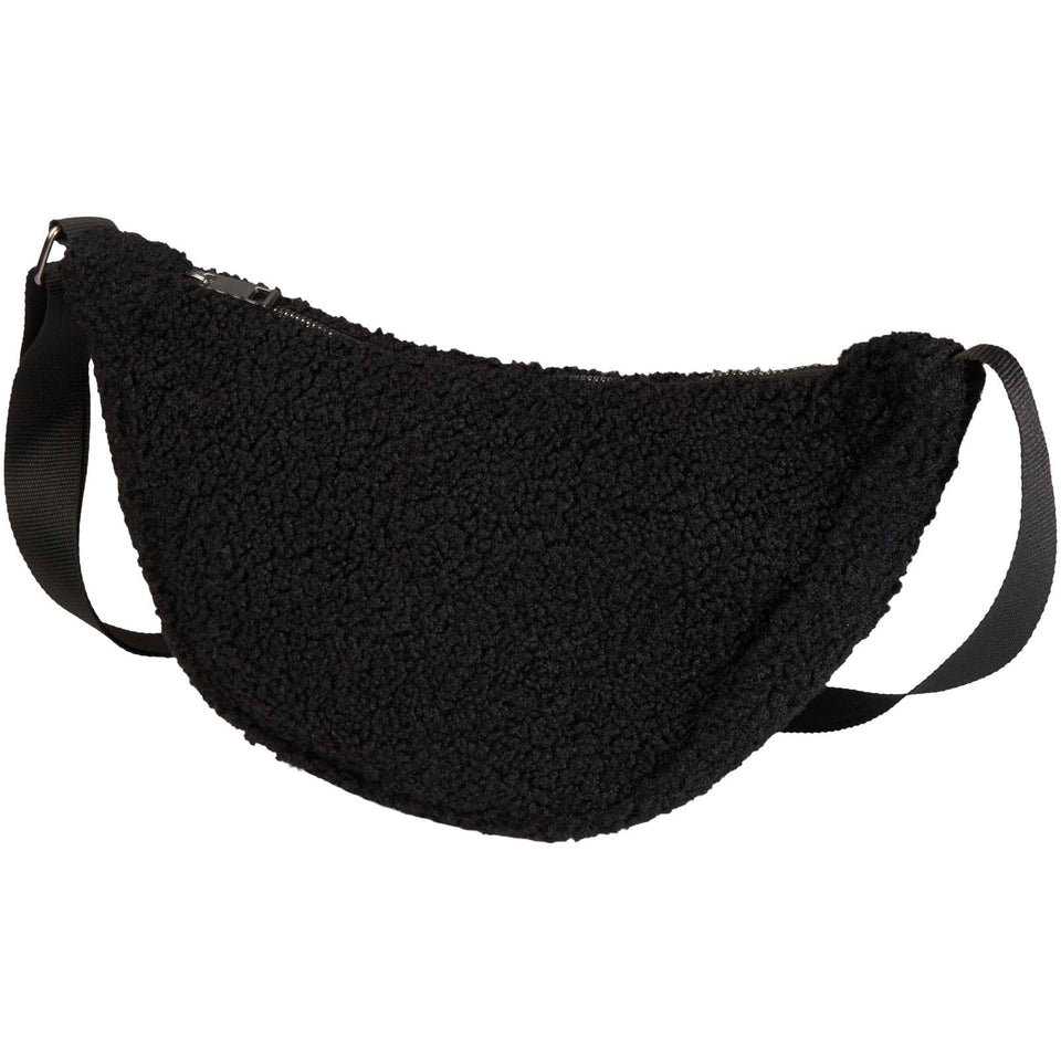 Borsa a tracolla in sherpa riciclato certificato GRS da 3 litri Bear personalizzato con logo - Pubblienne