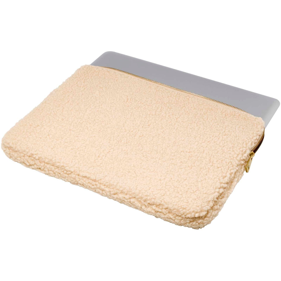 Custodia per portatile da 13" in sherpa riciclato certificato GRS da 2 litri Bear personalizzato con logo - Pubblienne
