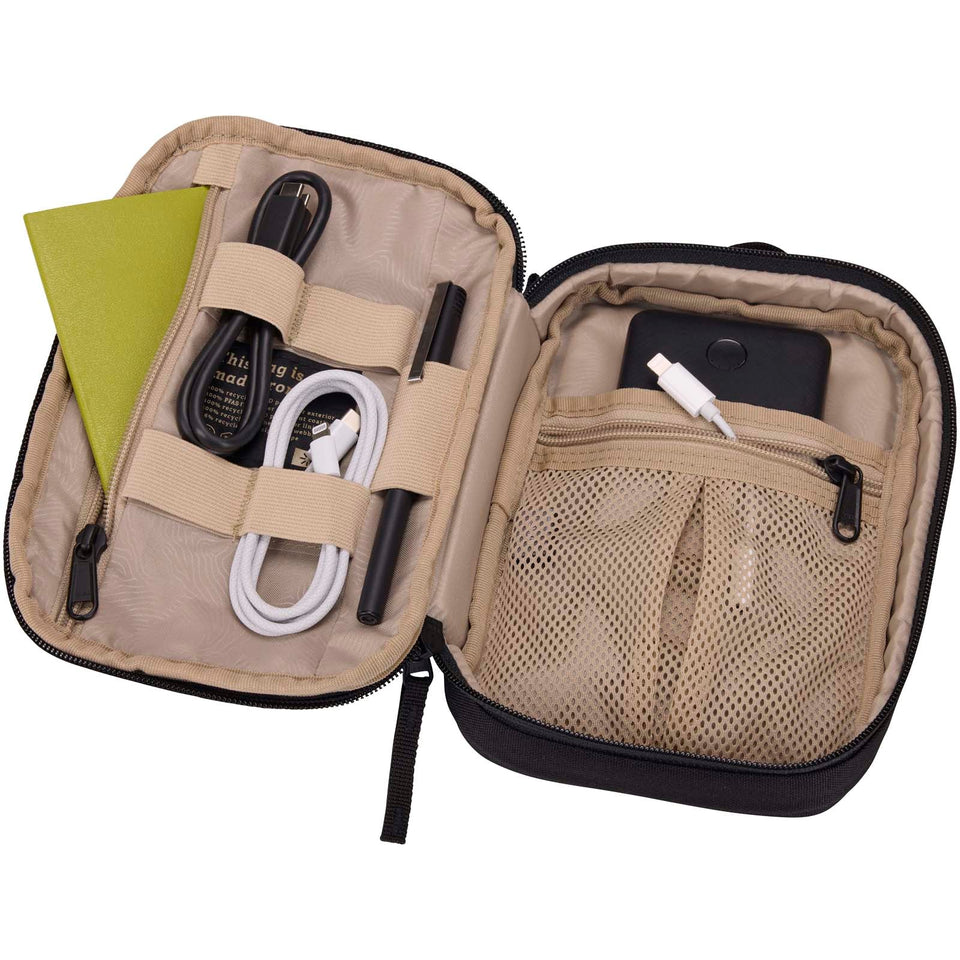 Borsa per accessori in materiale riciclato Case Logic Invigo personalizzato con logo - Pubblienne