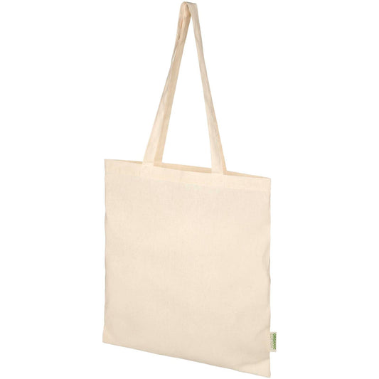 Tote bag in cotone biologico certificato OCS da 100 g/m² Odisha -7L personalizzato con logo - Pubblienne