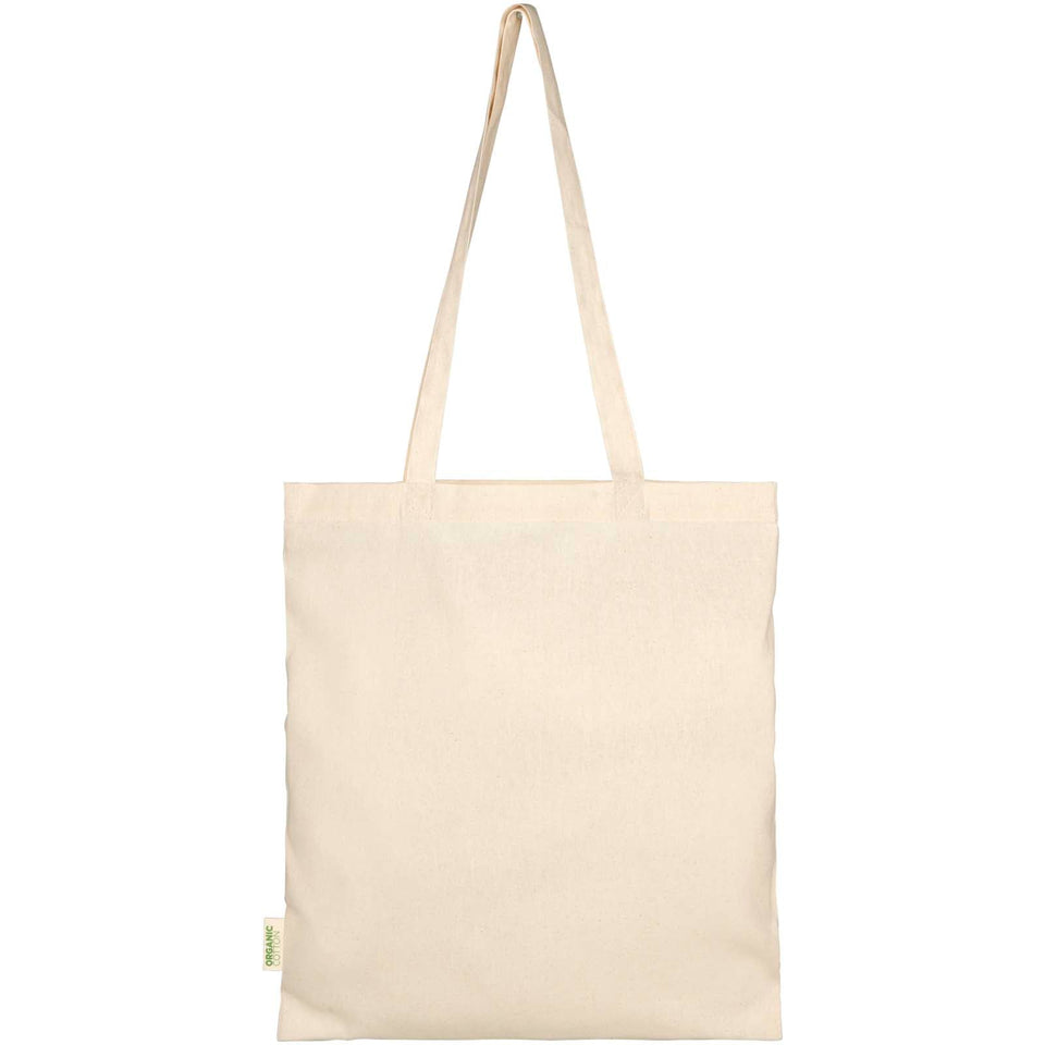Tote bag in cotone biologico certificato OCS da 100 g/m² Odisha -7L personalizzato con logo - Pubblienne