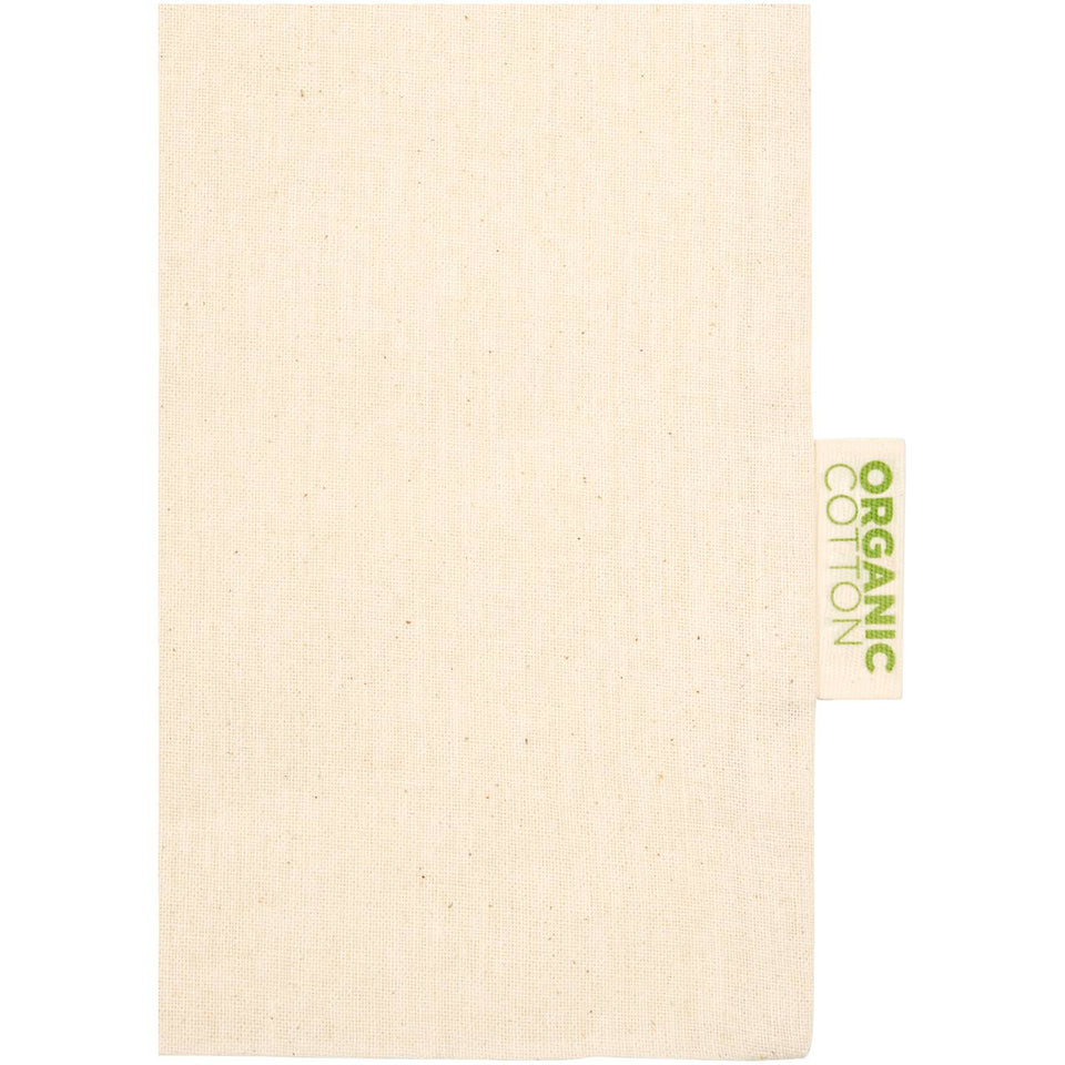 Tote bag in cotone biologico certificato OCS da 100 g/m² Odisha -7L personalizzato con logo - Pubblienne