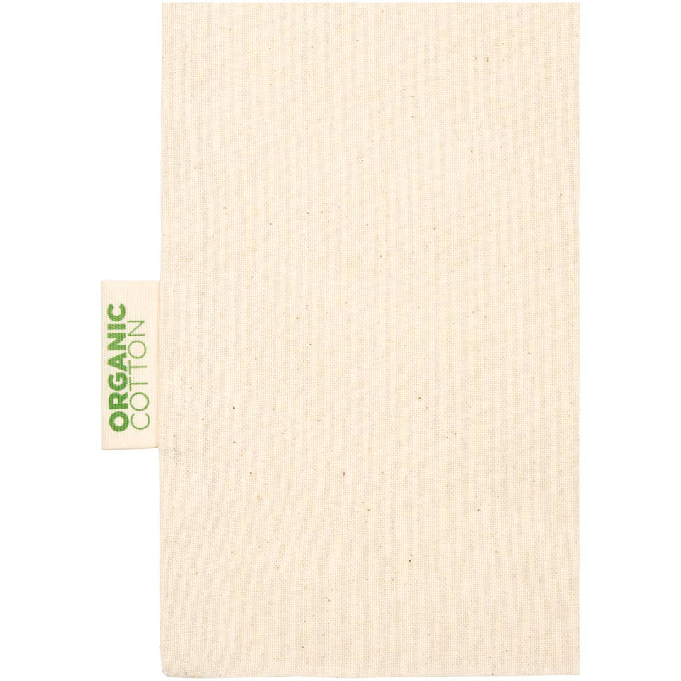 Tote bag in cotone biologico certificato OCS da 100 g/m² Odisha -7L personalizzato con logo - Pubblienne
