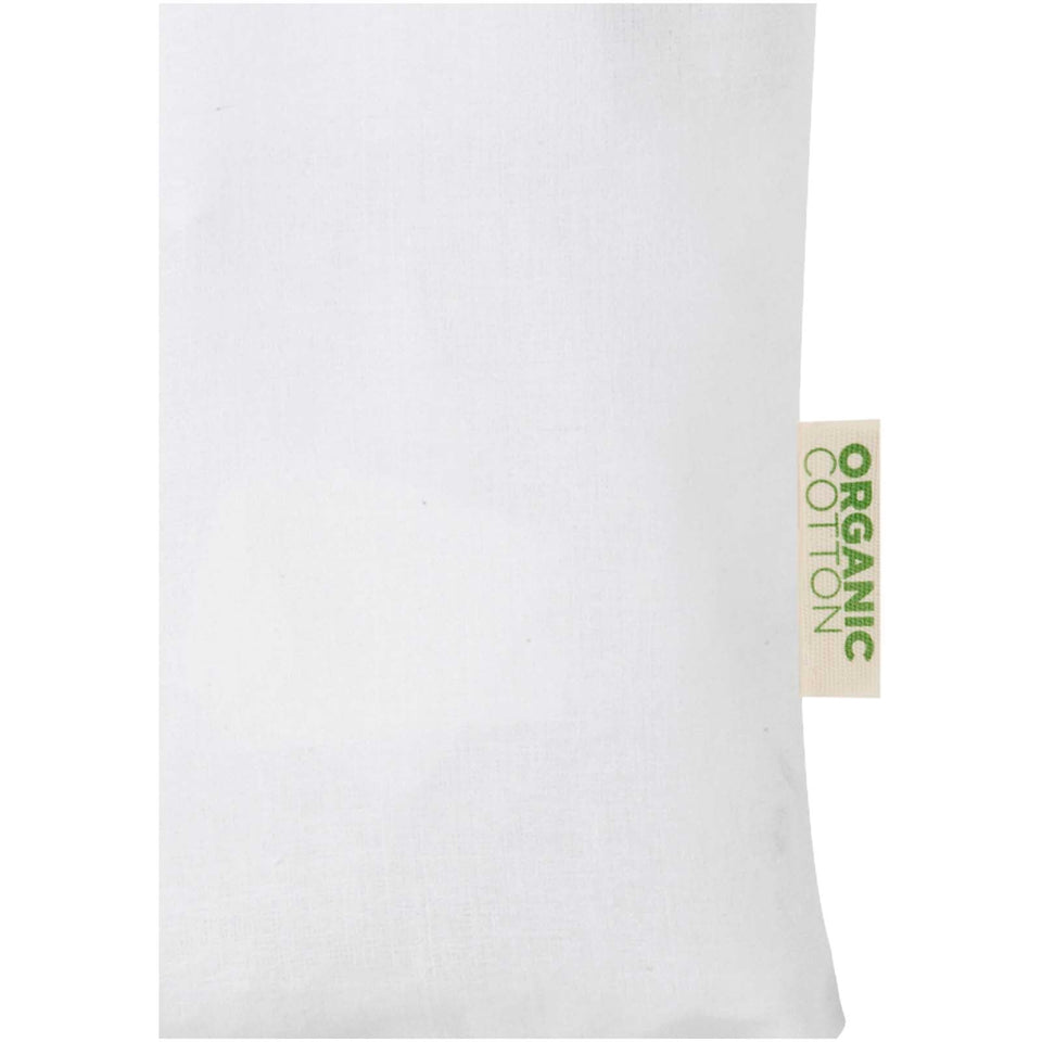 Tote bag in cotone biologico certificato OCS da 140 g/m² Odisha -7L personalizzato con logo - Pubblienne