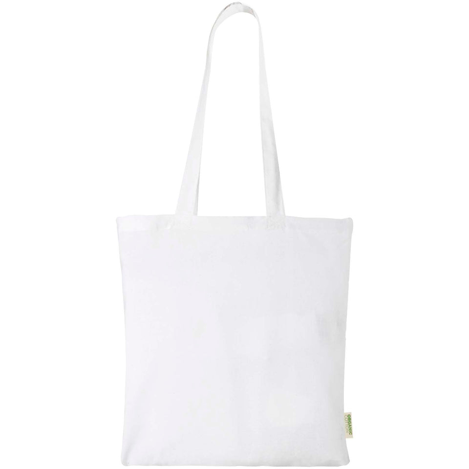Tote bag in cotone biologico certificato OCS da 140 g/m² Odisha -7L personalizzato con logo - Pubblienne