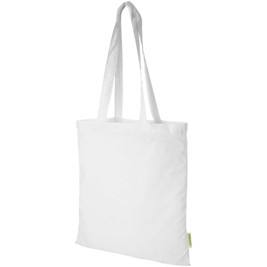 Tote bag in cotone biologico certificato OCS da 140 g/m² Odisha -7L personalizzato con logo - Pubblienne