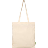 Tote bag in cotone biologico certificato OCS da 140 g/m² Odisha -7L personalizzato con logo - Pubblienne