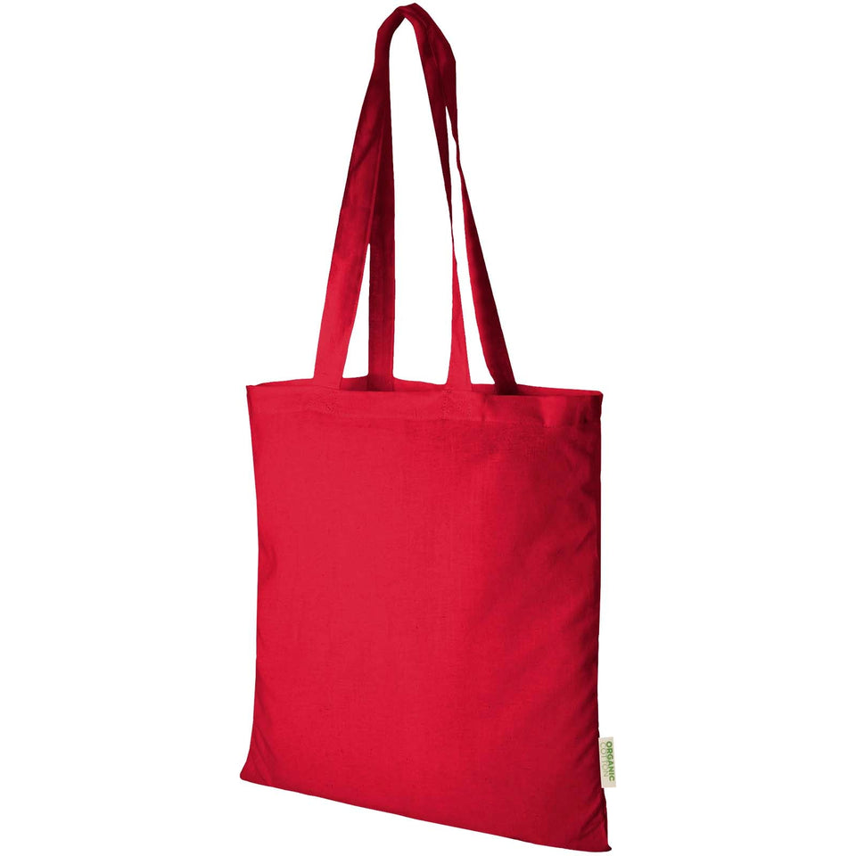 Tote bag in cotone biologico certificato OCS da 140 g/m² Odisha -7L personalizzato con logo - Pubblienne