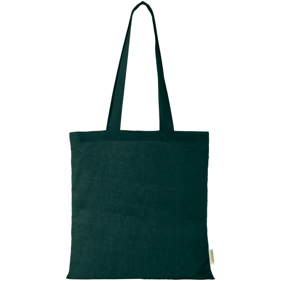 Tote bag in cotone biologico certificato OCS da 140 g/m² Odisha -7L personalizzato con logo - Pubblienne