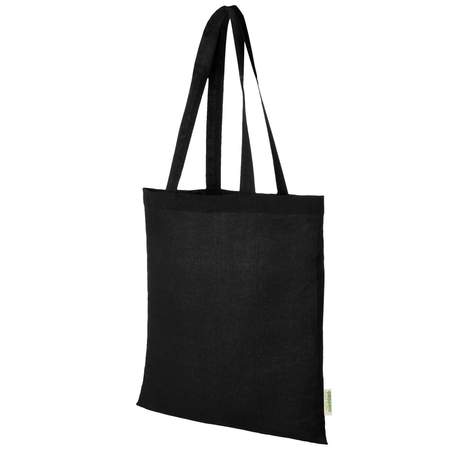 Tote bag in cotone biologico certificato OCS da 140 g/m² Odisha -7L personalizzato con logo - Pubblienne